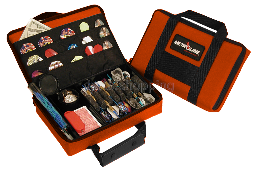 Metroline Large Original Dart Case - Neon Orange